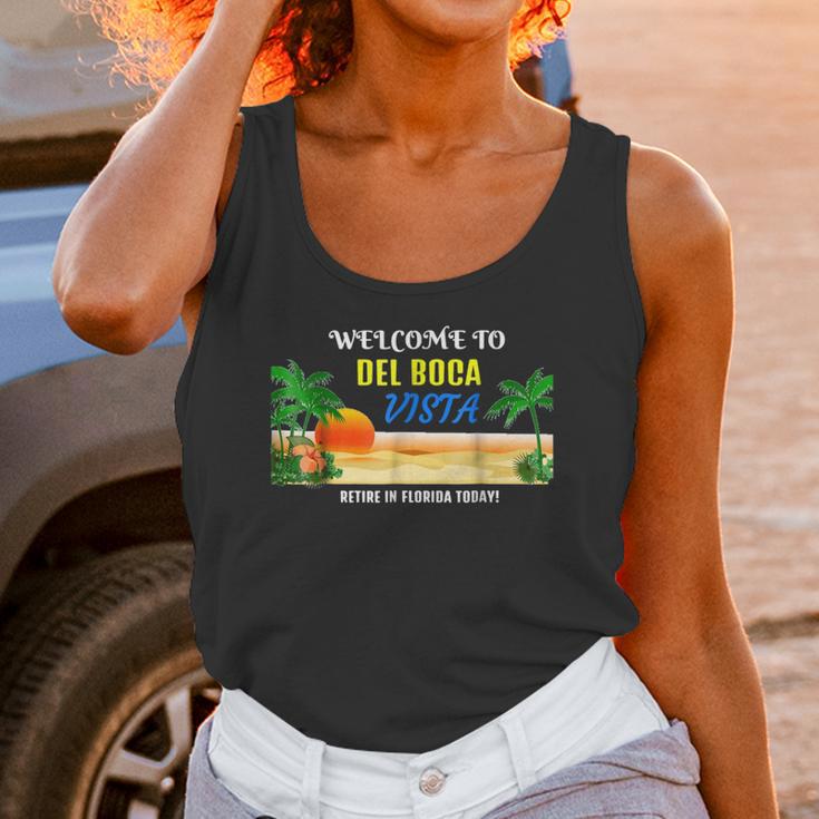 Del Boca Vista Beach Retro Unisex Tank Top Gifts for Women