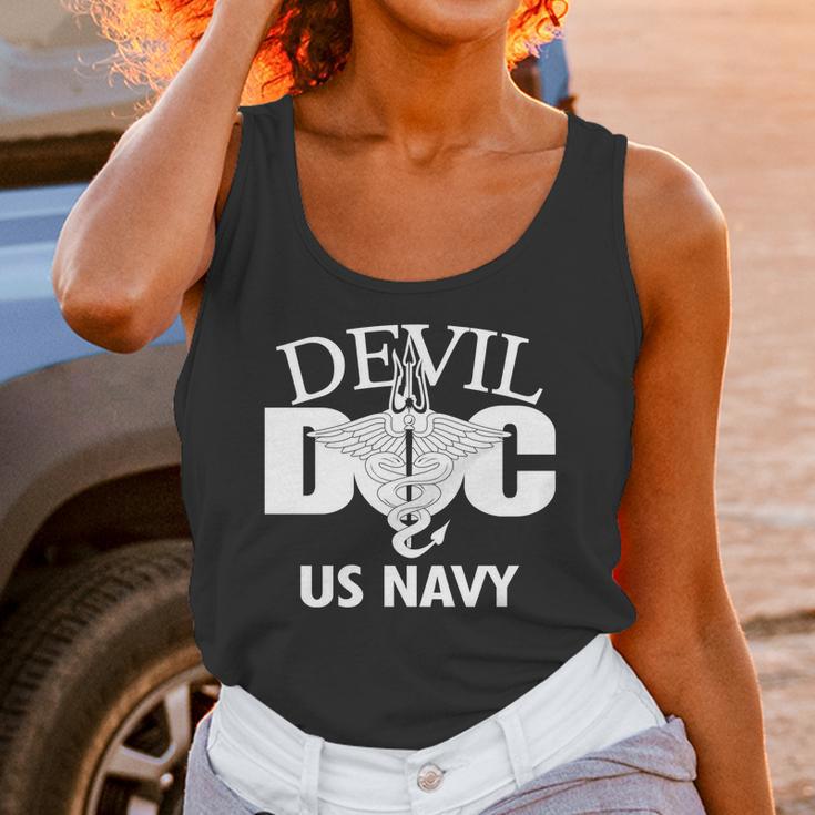 Devil Doc Us Navy Unisex Tank Top Gifts for Women