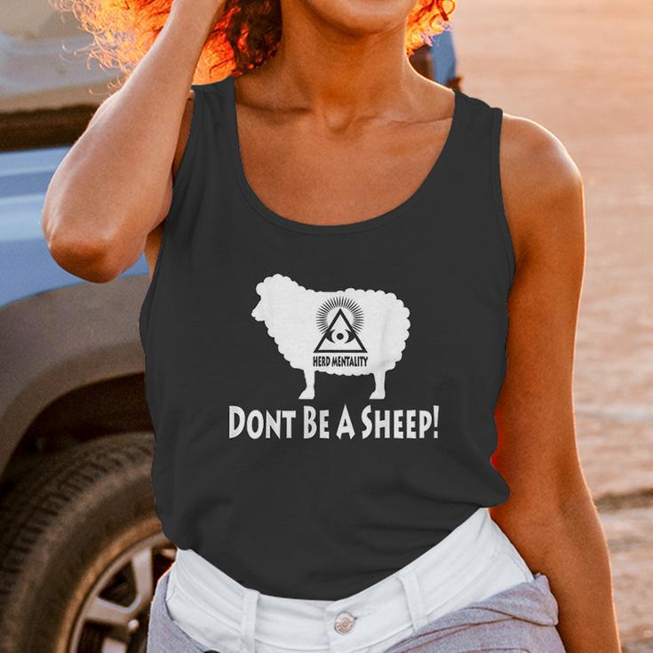 Dont Be A Sheep Illuminati Anti Nwo Unisex Tank Top Gifts for Women