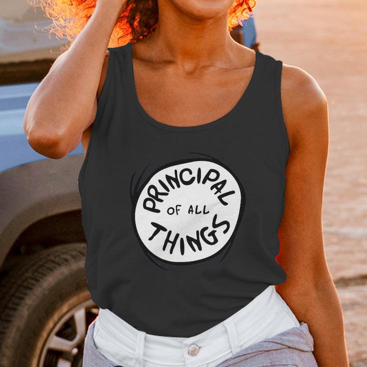 Dr Seuss Principal Of All Things Emblem Color Unisex Tank Top Gifts for Women