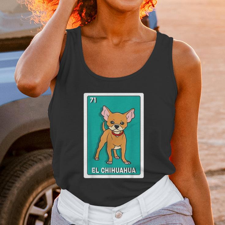 El Chihuahua Mexican Bingo Card Unisex Tank Top Gifts for Women