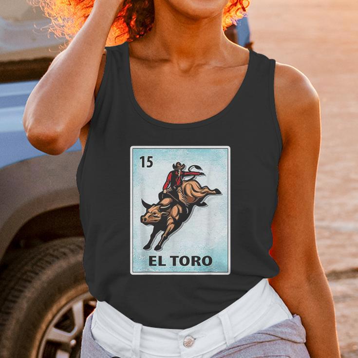 El Toro Mexican Bull Riding Cards Unisex Tank Top Gifts for Women