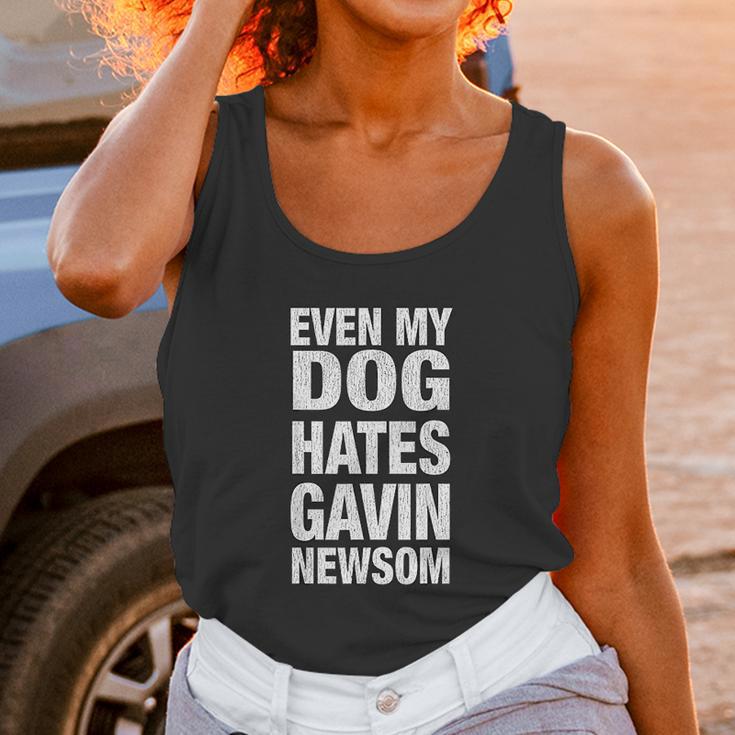 Even My Dog Hates Gavin Newsom Unisex Tank Top Gifts for Women