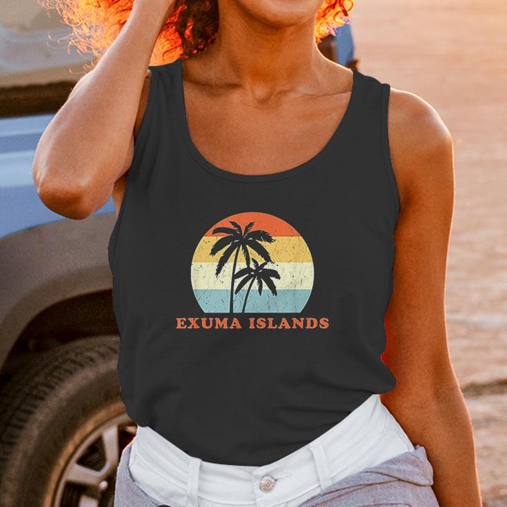 Exuma Bahamas Vintage Sun Surf Throwback Vacation Unisex Tank Top Gifts for Women