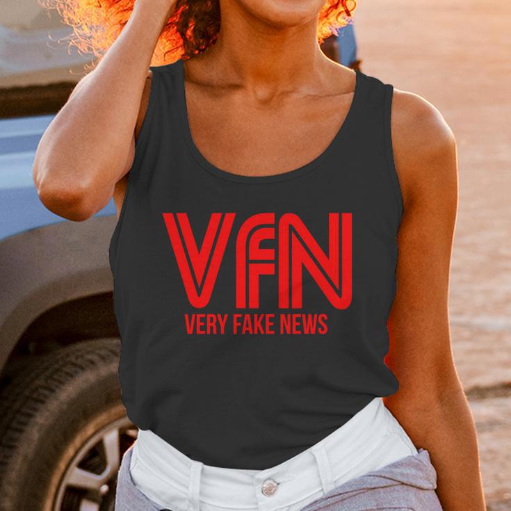 Very Fake News Network Unisex Tank Top Gifts for Women