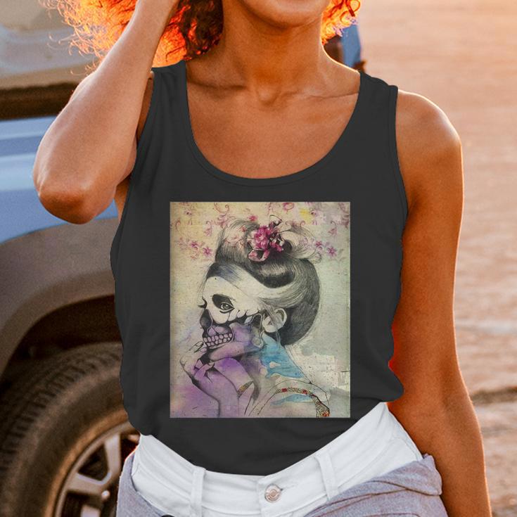 Frida Kahlo Skeleton Unisex Tank Top Gifts for Women