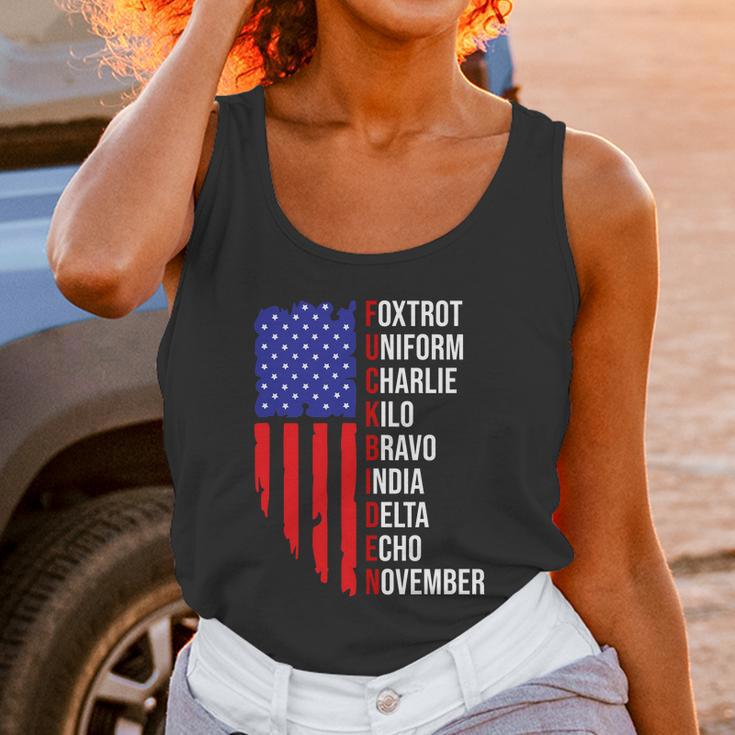 Fuck Biden Shirt Foxtrot Uniform Charlie Anti Joe Biden Unisex Tank Top Gifts for Women