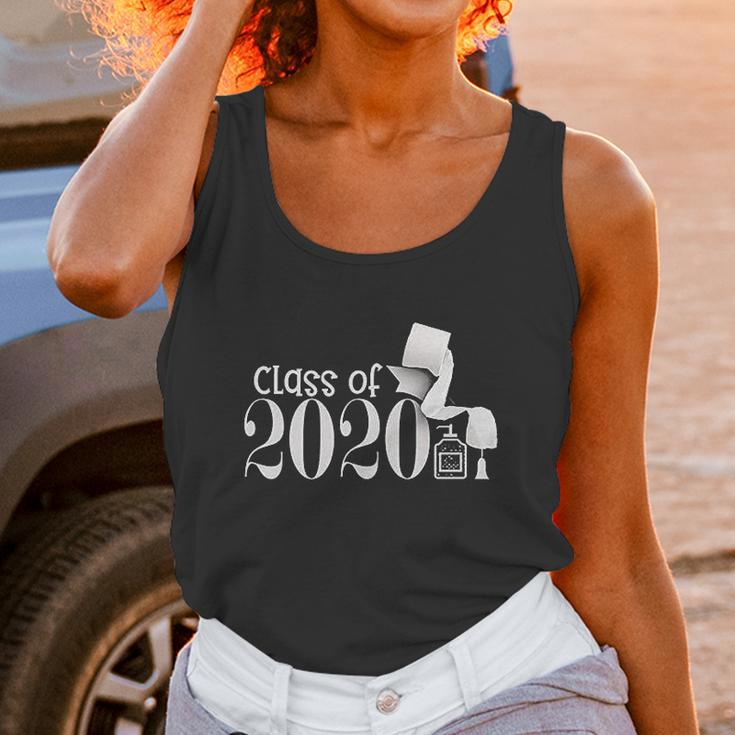 Funny Class Of 2020 Graduation With Toilet Paper And Hand Sanitizer Seniors 2020 Unisex Tank Top Gifts for Women