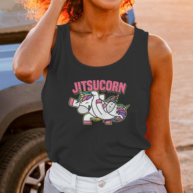 Funny Jiu Jitsu Cute Unicorn Self Defense Unisex Tank Top Gifts for Women