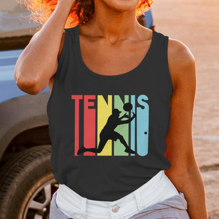 Funny Retro Tennis Logo Unisex Tank Top Gifts for Women