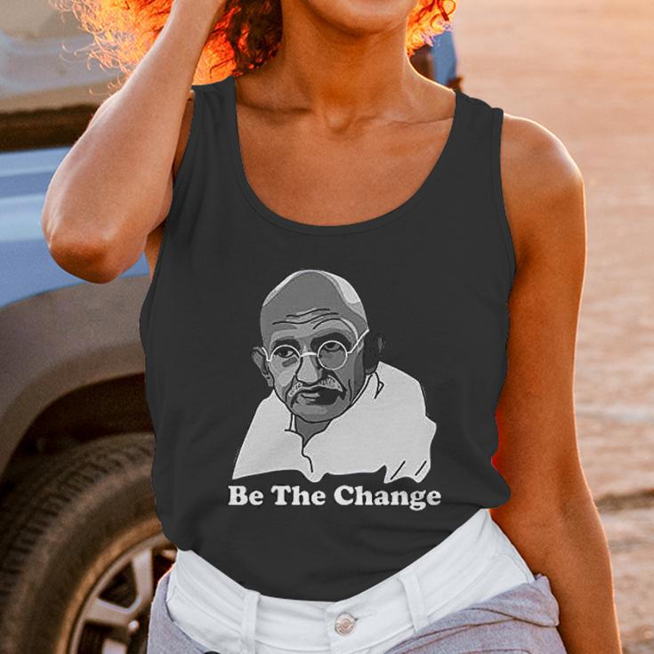 Gandhi Be The Change Unisex Tank Top Gifts for Women