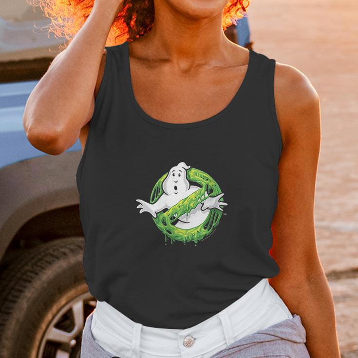 Ghostbusters Classic Slime Ghost Logo Unisex Tank Top Gifts for Women