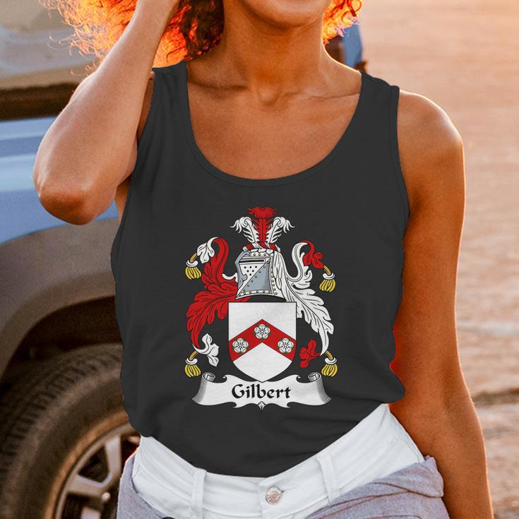 Gilbert Family Crest Coat Of Arms British Family Crests Unisex Tank Top Gifts for Women