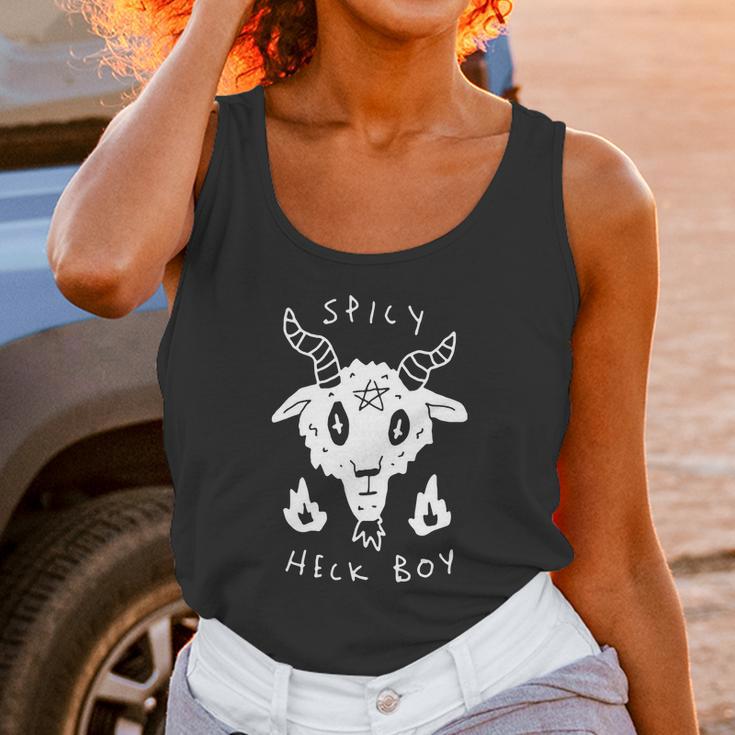 Goat Spicy Heck Boy Shirt Unisex Tank Top Gifts for Women