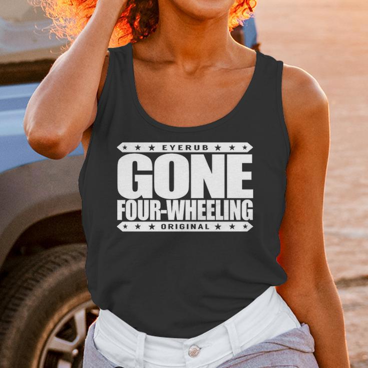 Gone Four Wheeling Off Road Jeep And Atv Driving Unisex Tank Top Gifts for Women