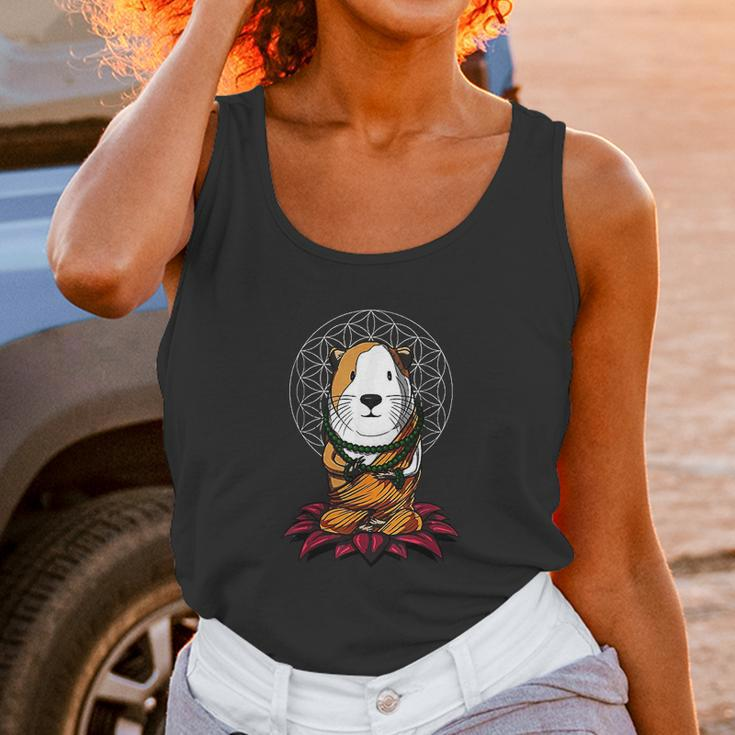 Guinea Pig Zen Yoga Meditation Cavy Sacred Geometry Unisex Tank Top Gifts for Women