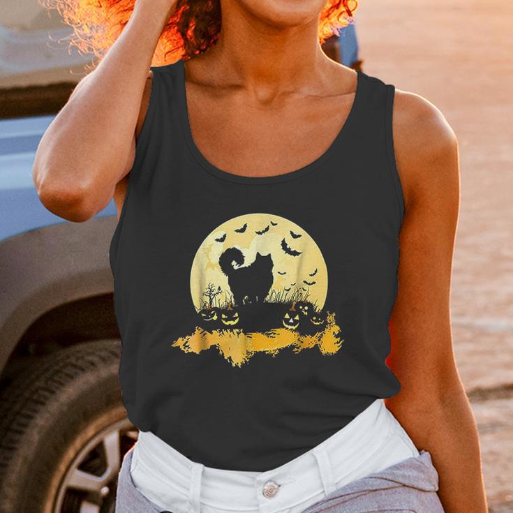 Halloween Ragdoll Cat Pumpkin Moonlight Bats Unisex Tank Top Gifts for Women