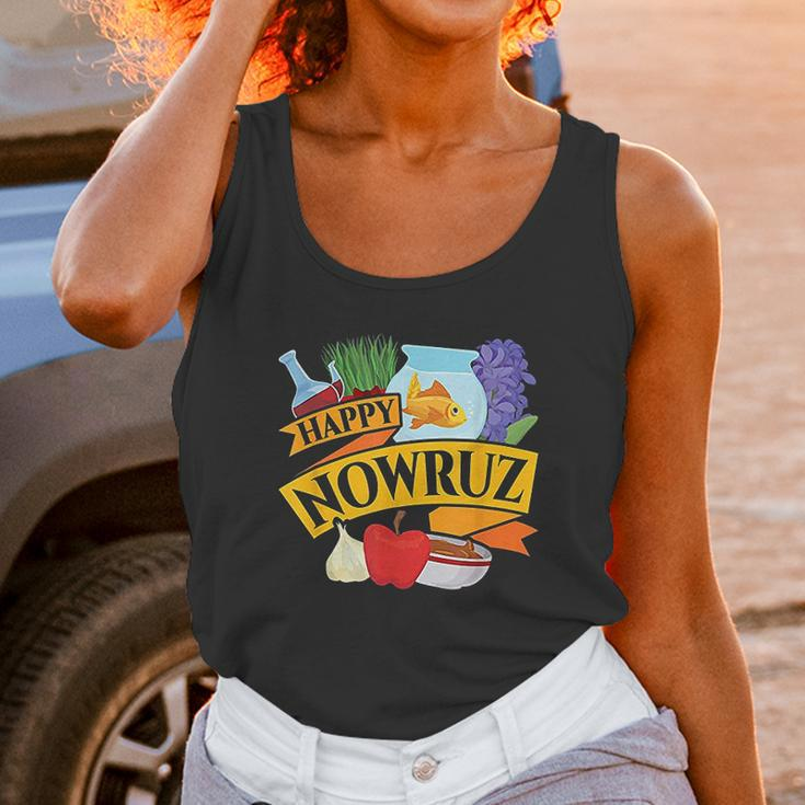 Happy Nowruz Iranian Persian New Year Haft Seen Arrangement Unisex Tank Top Gifts for Women