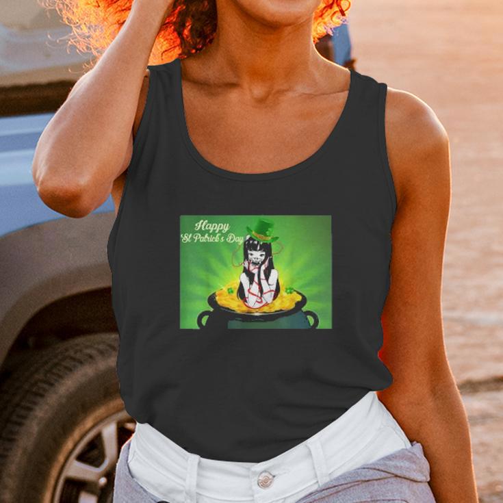 Graphic Happy St Patricks Day Love Tomie Junji Ito Unisex Tank Top Gifts for Women