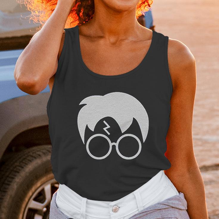 Harry Glasses Lightning Bolt Hair Unisex Tank Top Gifts for Women