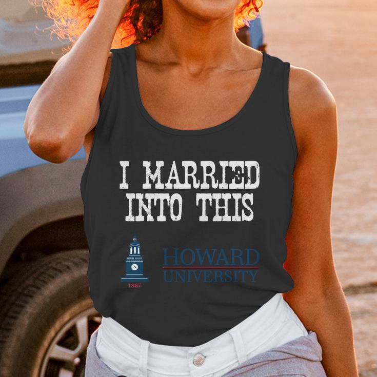 Howard University Married Into I Married Into This Unisex Tank Top Gifts for Women