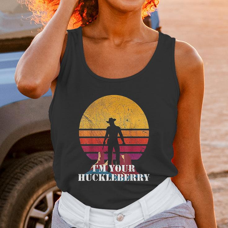 Im Your Huckleberry Western Quote Vintage Unisex Tank Top Gifts for Women