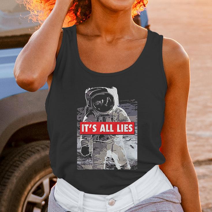 Its All Lies Fake Moon Unisex Tank Top Gifts for Women