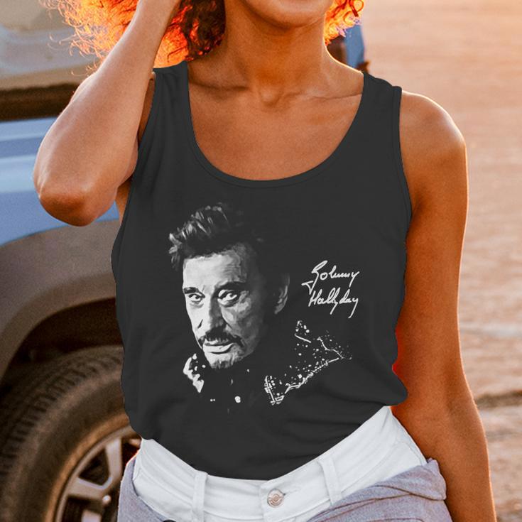 Johnny Hallyday Unisex Tank Top Gifts for Women