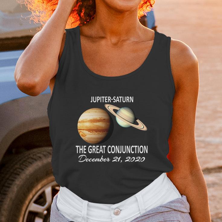 Jupiter Saturn The Great Conjunction December 21 2020 Unisex Tank Top Gifts for Women