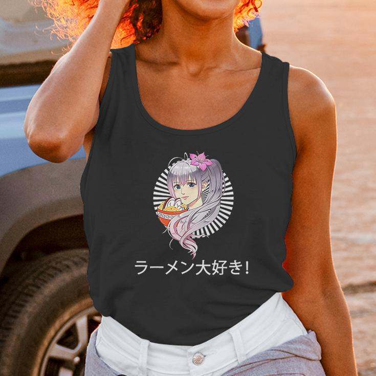 Just A Girl Who Loves Anime Japanese Girl Unisex Tank Top Gifts for Women