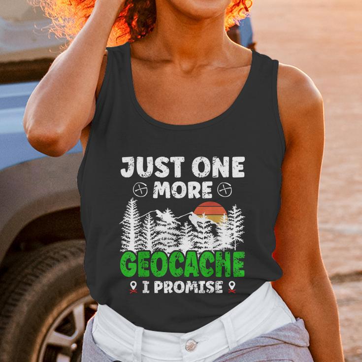 Just One More Geocache Geocacher Geocaching Fans Graphic Design Printed Casual Daily Basic Unisex Tank Top Gifts for Women