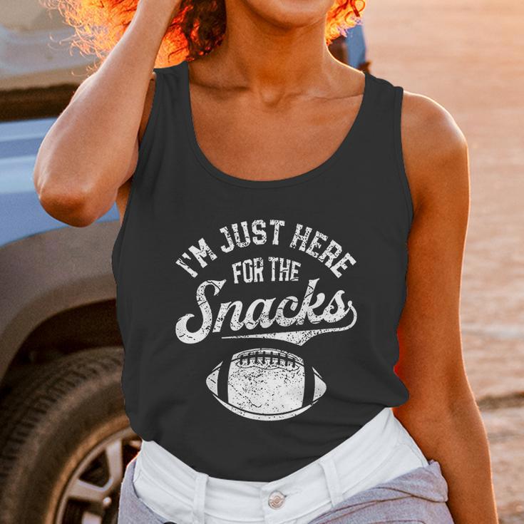 Im Just Here For The Snacks Funny Fantasy Football Unisex Tank Top Gifts for Women