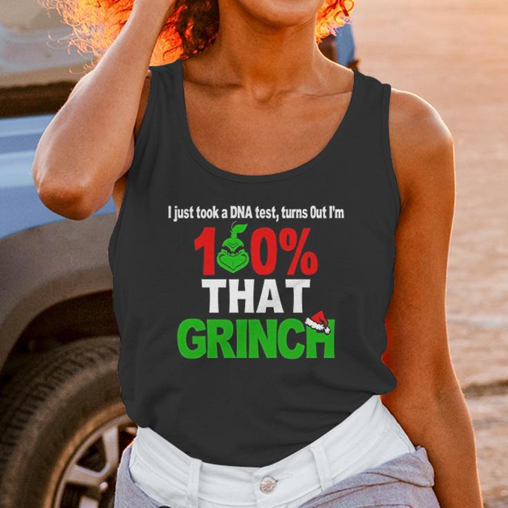 I Just Took A Dna Test Turns Out I Am 100 That Grinch Unisex Tank Top Gifts for Women