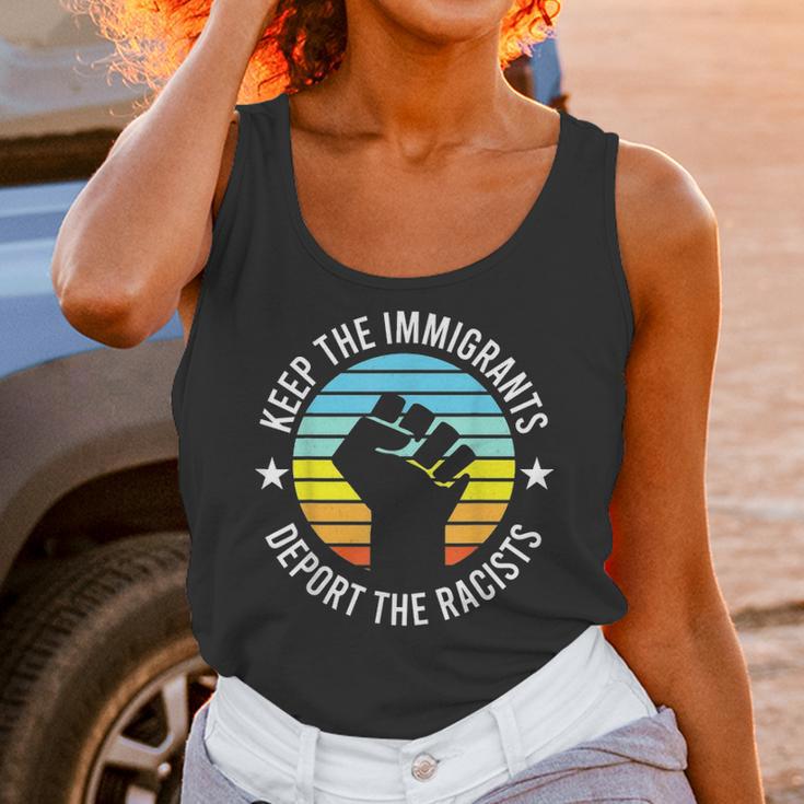 Keep The Immigrants Deport The Racists 2 Unisex Tank Top Gifts for Women