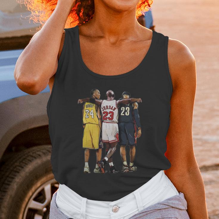 Kobe Bryant X Michael Jordan X Lebron James T-Shirt Unisex Tank Top Gifts for Women