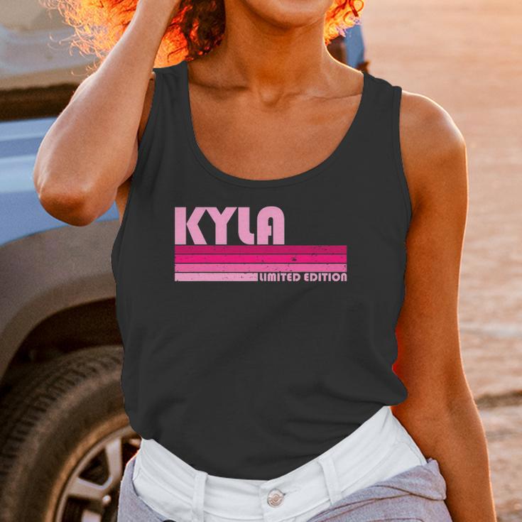 Kyla Name Personalized Retro Vintage 80S 90S Style Unisex Tank Top Gifts for Women