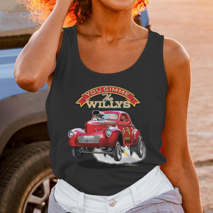 Larry Grossman - Gimme The Willys Unisex Tank Top Gifts for Women