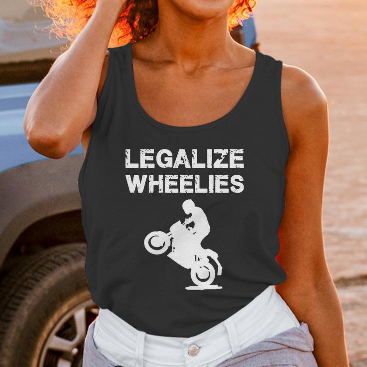 Legalize - Legalize Wheelies - Motorcycling And T-Shirt Unisex Tank Top Gifts for Women