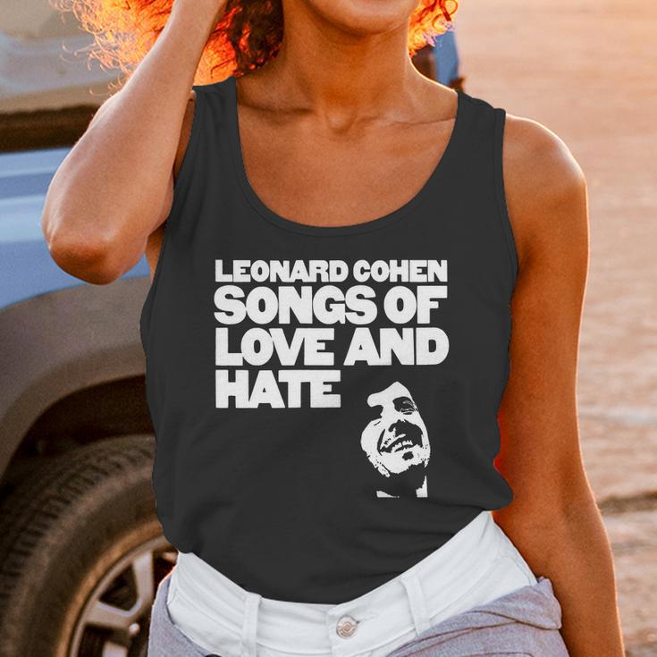 Leonard Cohen - Songs Of Love And Hate Shirt Unisex Tank Top Gifts for Women