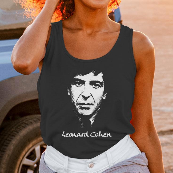 Leonard Cohen Tshirt Unisex Tank Top Gifts for Women