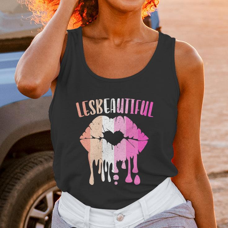 Lesbeatiful Lesbian Lgbtq Member Sexual Diversity Pride Funny Gift Graphic Design Printed Casual Daily Basic Unisex Tank Top Gifts for Women