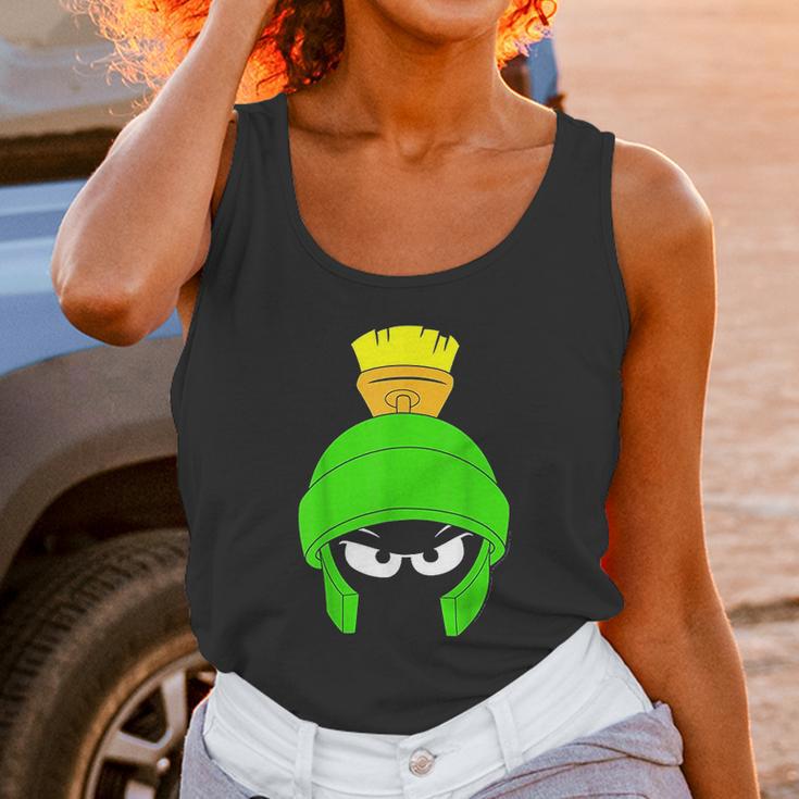 Looney Tunes Marvin The Martian Dark Big Face Unisex Tank Top Gifts for Women