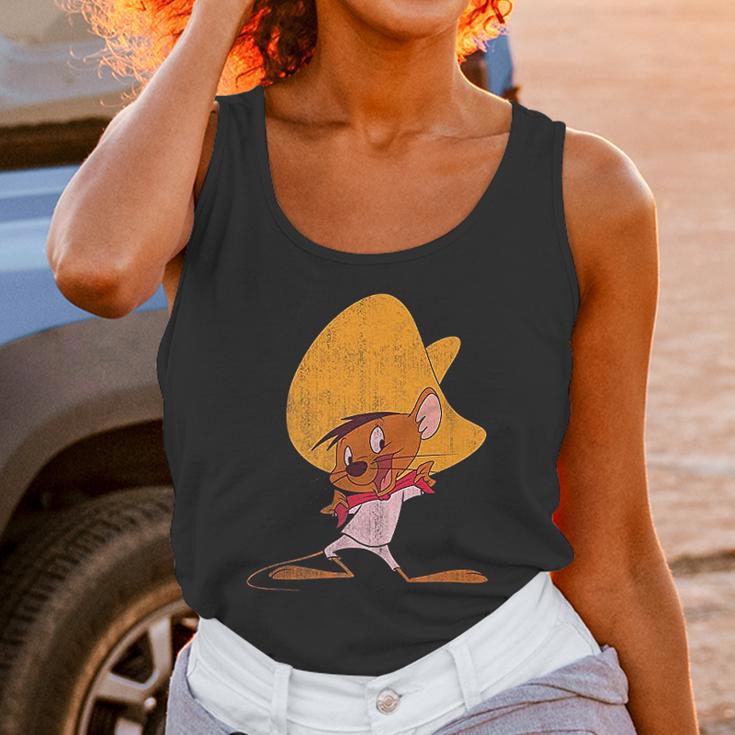 Looney Tunes Speedy Gonzales Red Hue Portrait Unisex Tank Top Gifts for Women