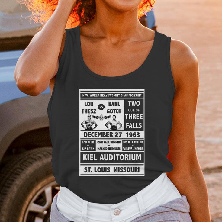 Lou Thesz Vs Karl Gotch Poster Unisex Tank Top Gifts for Women