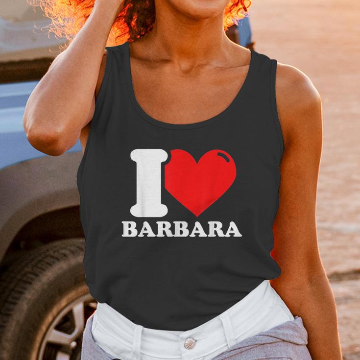 I Love Barbara Unisex Tank Top Gifts for Women