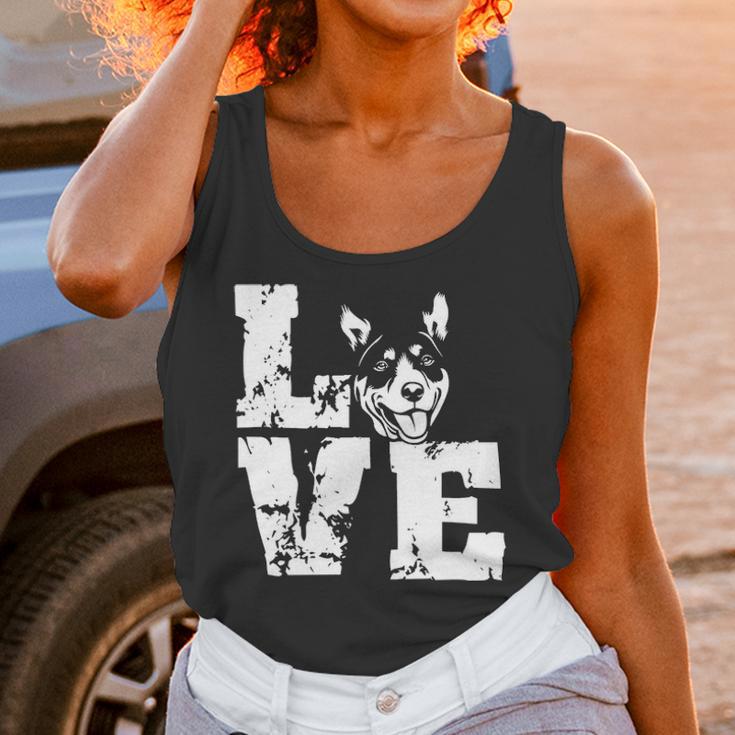 Love Dog Australian Kelpie Unisex Tank Top Gifts for Women