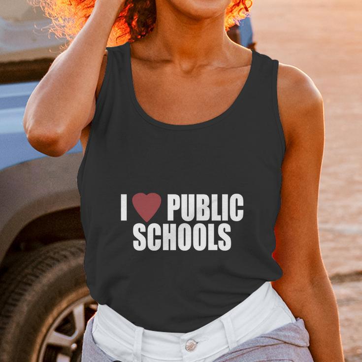 I Love Public SchoolsShirt Unisex Tank Top Gifts for Women