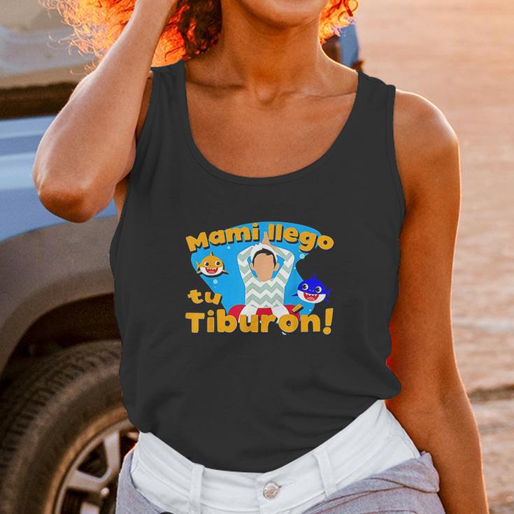 Mami Llego Tu Tiburon Safaera Reggaeton Gift Unisex Tank Top Gifts for Women