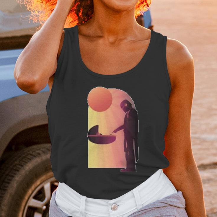 The Mandalorian The Child Discovery Silhouette Unisex Tank Top Gifts for Women