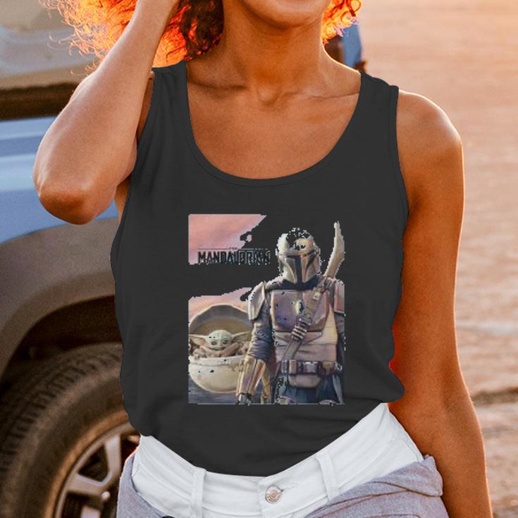 The Mandalorian The Child Painting Unisex Tank Top Gifts for Women